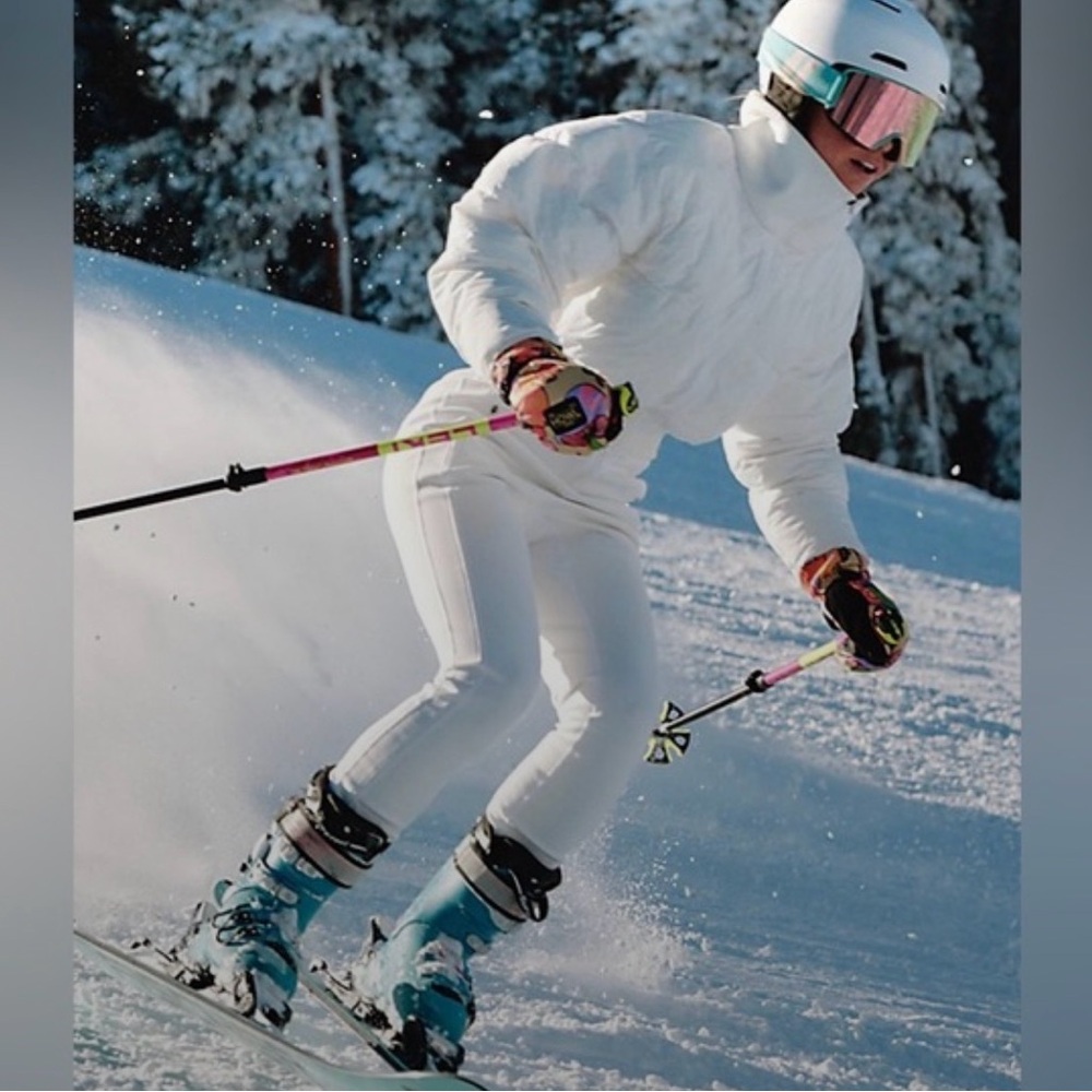 Free People White Ski Jumpsuit